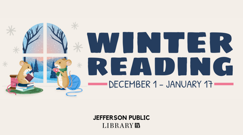 Image of text that reads "Winter Reading Program: December 1 - January 17".
