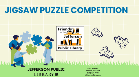 3 people each holding up a large puzzle piece.